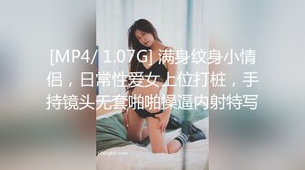 [MP4/ 1.07G] 满身纹身小情侣，日常性爱女上位打桩，手持镜头无套啪啪操逼内射特写