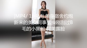 [MP4/ 194M] 单身宿舍约炮新来的美女同事猛操刚刮过B毛的小黑鲍 完美露脸