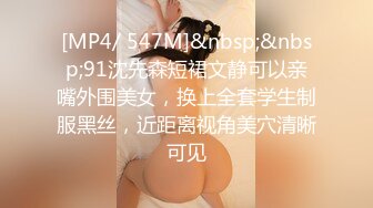 [MP4/ 547M]&nbsp;&nbsp;91沈先森短裙文静可以亲嘴外围美女，换上全套学生制服黑丝，近距离视角美穴清晰可见