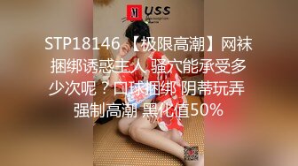 STP18146 【极限高潮】网袜捆绑诱惑主人 骚穴能承受多少次呢？口球捆绑 阴蒂玩弄 强制高潮 黑化值50%